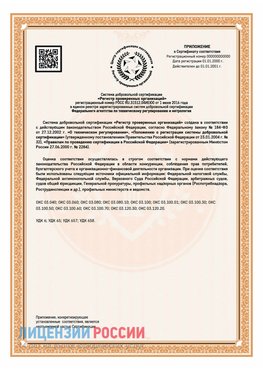 Приложение СТО 03.080.02033720.1-2020 (Образец) Березники Сертификат СТО 03.080.02033720.1-2020